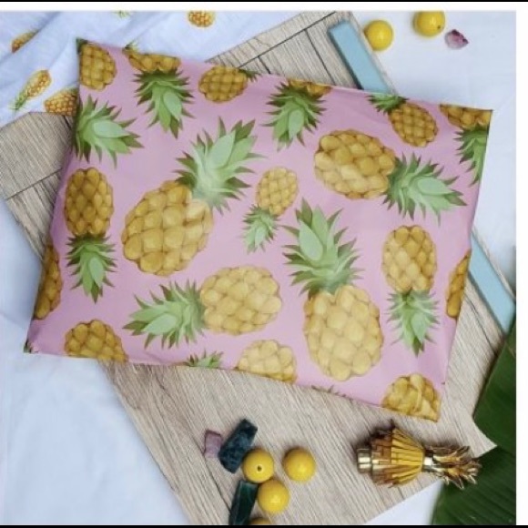 1 pack of 100 10” x 13” Pineapple Poly Mailers - Picture 4 of 4